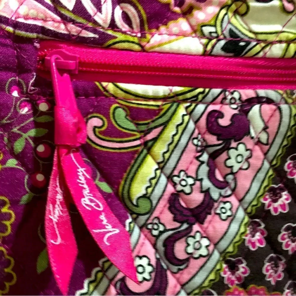 VERA BRADLY ADJUSTABLE CROSSBODY BAG! Pink tones
